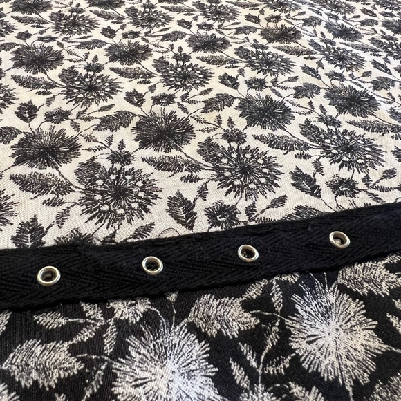 VTG Cristina Gatto Cottagecore Y2K Feminine Floral Parisian Midi LINEN Skirt 📐S - Picture 7 of 7